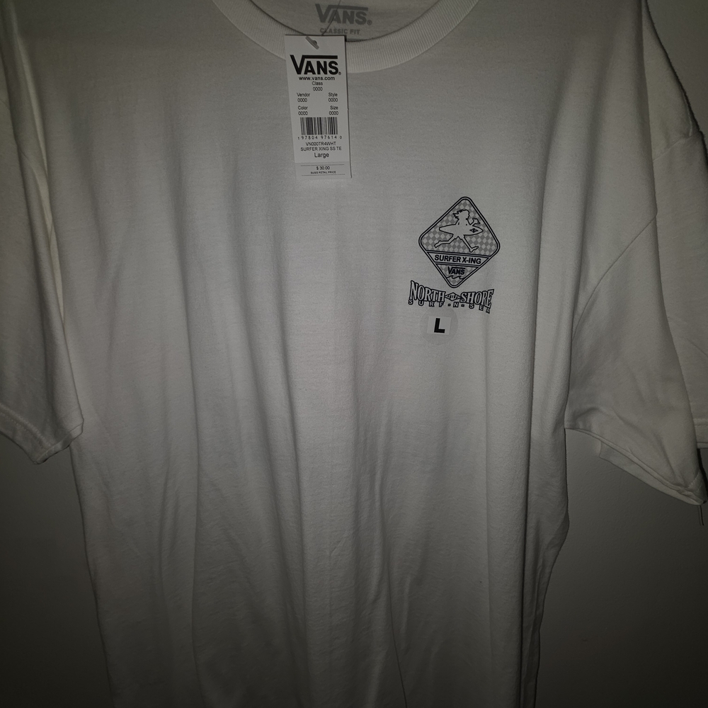 Vans White Short Sleeve Men's Tee